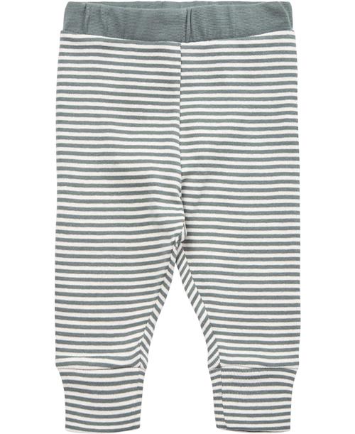 BAKITO by Magasin Du Nord Collection BAKITO by Magasin Petit Baby Pants Organic Str 74 Balsam Green / Star White Stripe Bukser Bomuld