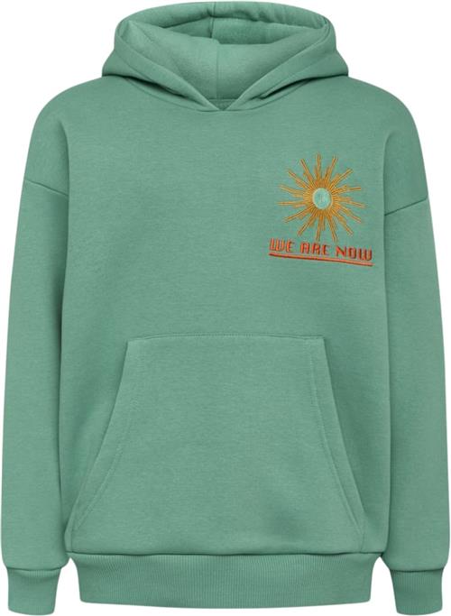 Grunt Vilvoorde Hood Sweat Str L/14Y - Bottle Green Hættetrøjer hos Magasin