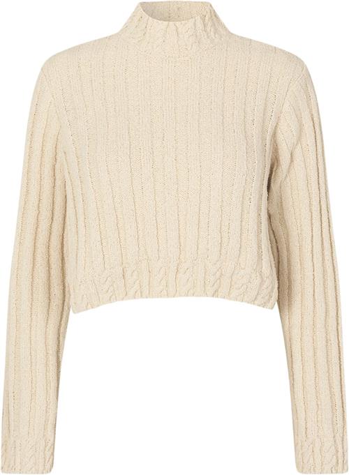 Se Modström Finamd Oneck Kvinde Summer Sand Sweaters Str XL - hos Magasin ved Magasin