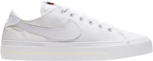 Nike Court Legacy Canvas Kvinde Hvid Sneakers Str 41 - hos Magasin