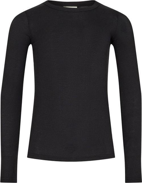 Sofie Schnoor Tshirt Long-sleeve Str 12 år / 152 cm - Black Langærmede T-shirts hos Magasin