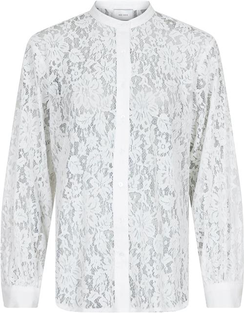 Se Neo Noir Mae Lace Shirt Kvinde White Langærmede Bluser Str 40 - hos Magasin ved Magasin