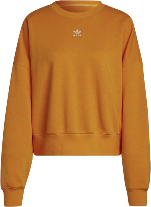 adidas Adicolor Fleece Sweatshirt Kvinde Orange Sweatshirts Str 38 - Bomuld hos Magasin