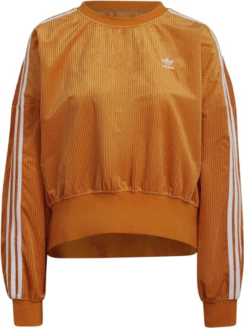 adidas Originals Sweatshirt Kvinde Orange Sweatshirts Str 38 - Polyester hos Magasin