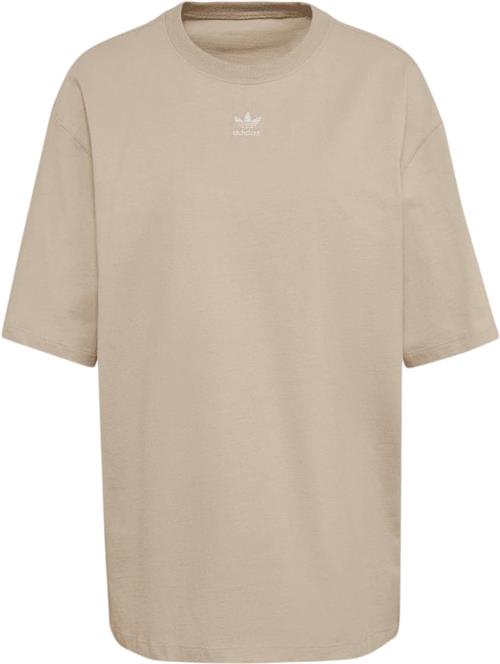 adidas Loungewear Adicolor Tshirt Kvinde Beige Kortærmede T-shirts Str 38 - Bomuld hos Magasin