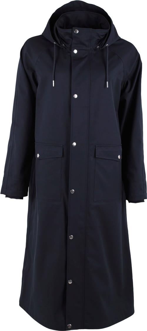 Danefæ Danegarden Raincoat Dark Navy Kvinde Dark Navy Regnjakker Str L - Polyester hos Magasin