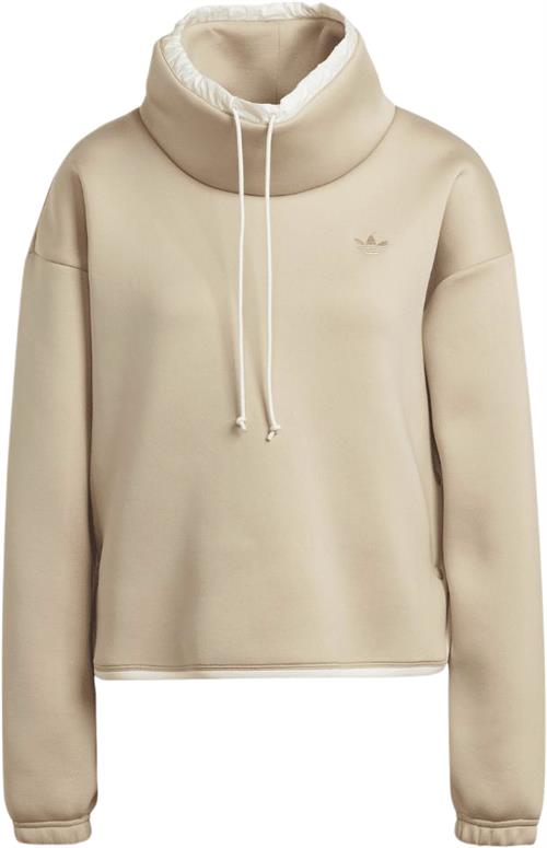 Se adidas Funnel Neck Sweater Kvinde Beige Hættetrøjer Str 34 - Polyester hos Magasin ved Magasin