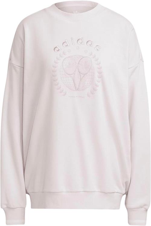 adidas Graphic Sweater Kvinde White Sweatshirts Str 40 - Bomuld hos Magasin