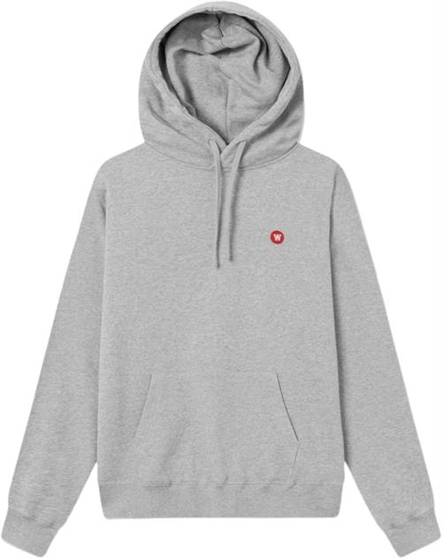 Se Wood Wood Ash Hoodie Mand Grey Melange Hoodies Str S - Bomuld hos Magasin ved Magasin