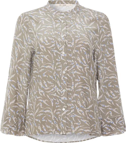 Rue de Femme ¤ New Arabella Shirt RdF ¤ Kvinde Stone Langærmede Bluser Str M - hos Magasin