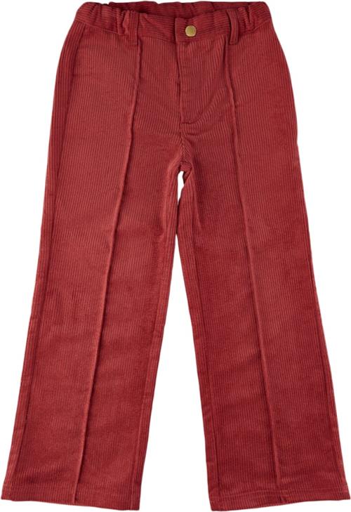 Soft Gallery Sgkelida Corduroy Pants Str 4y - Mineral Red Bukser Bomuld hos Magasin