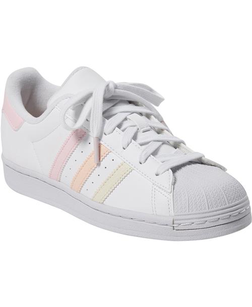 adidas Originals Superstar J Ftwwht/clpink/sup Sneakers Str 35,5 - hos Magasin