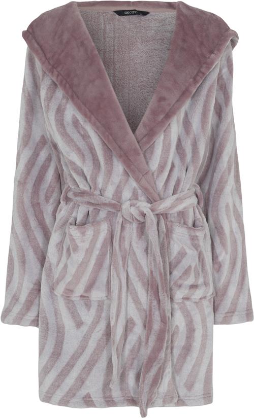 Se Decoy Decoy Short Robe W/hood Morgenkåber Str XL - hos Magasin ved Magasin