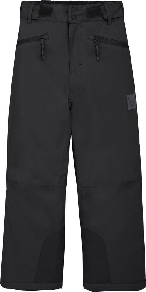 Color Kids Jr. Ski Pants Solid Str 134 - Phantom Overtræksbukser hos Magasin