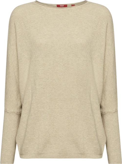 Esprit Batwing sw Kvinde Sand 5 Sweaters Str M - hos Magasin