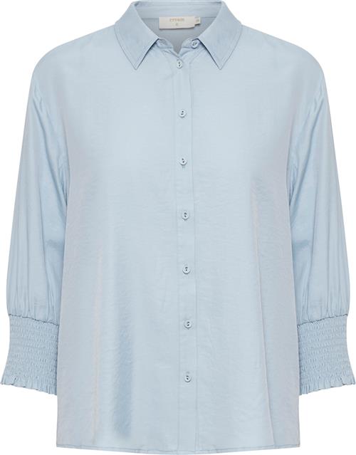 Cream Nolacr Shirt Kvinde Kentucky Blue Langærmede Skjorter Str 38 - hos Magasin