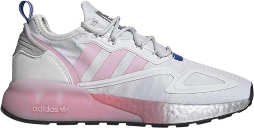 adidas ZX 2K Boost W Kvinde White/pink Sneakers Str 41 1/3 - hos Magasin