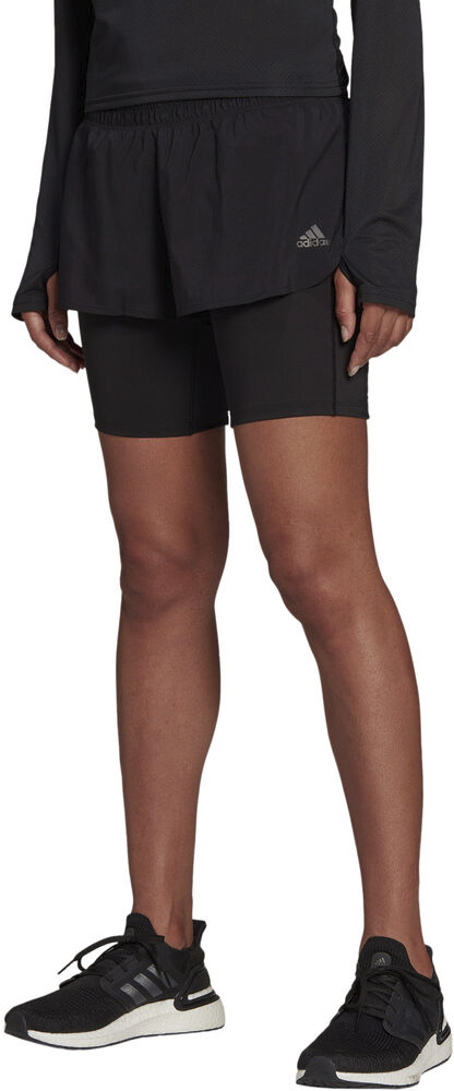 adidas Run Icons Twoin-one Løbeshorts XS - Træningsshorts Polyester hos Magasin