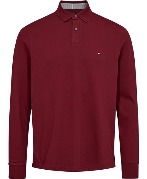 Tommy Hilfiger 1985 Regular LS Polo Mand Rouge Langærmede Poloer Str XXL - hos Magasin