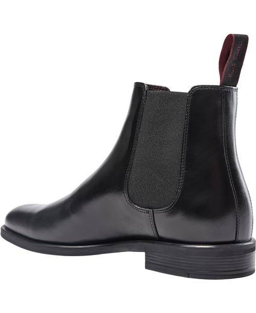 Se PS Paul Smith Mens Shoe Cedric Black Mand 79_Black Chelsea Boots Str 40 - hos Magasin ved Magasin