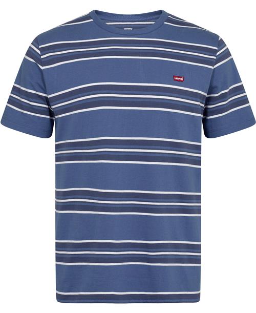 Se Levi's SS Original HM TEE Surfboard S Mand Blå Kortærmede T-shirts Str L - Bomuld hos Magasin ved Magasin