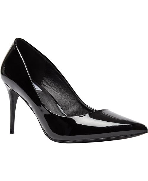 Steve Madden Lillie Pump Kvinde Black Patent Pumps & Stiletter Str 42 - hos Magasin