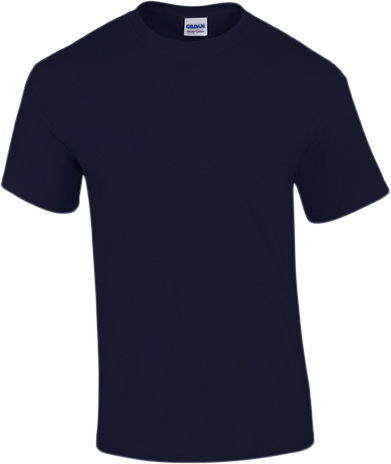 Gildan Gildan Heavy Cotton Adult Tshirt Kvinde Navy Kortærmede T-shirts Str XL - hos Magasin