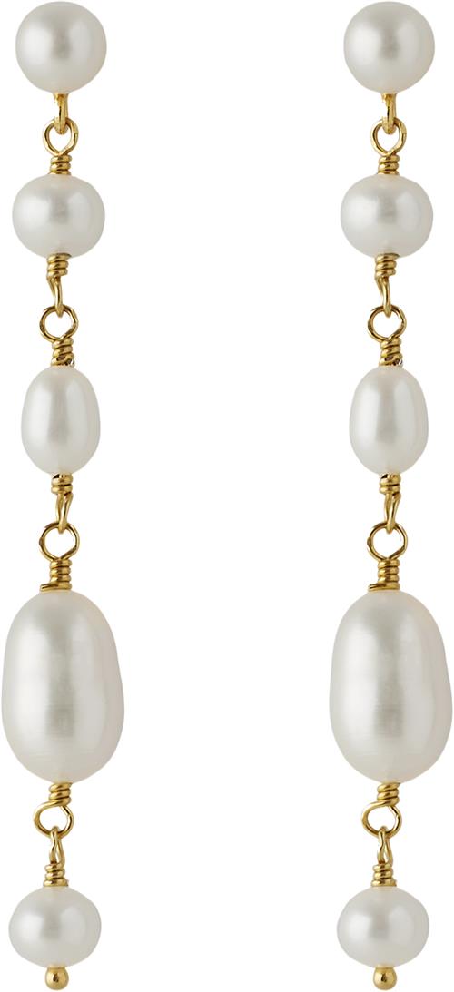 Pernille Corydon Jewellery White Dreams Earrings Length 45 mm One Size - Ørestikker hos Magasin