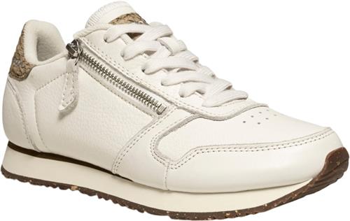 Se Woden Ydun Leather Zipper Kvinde Blanc De Blanc Sneakers Str 38 - Polyester hos Magasin ved Magasin