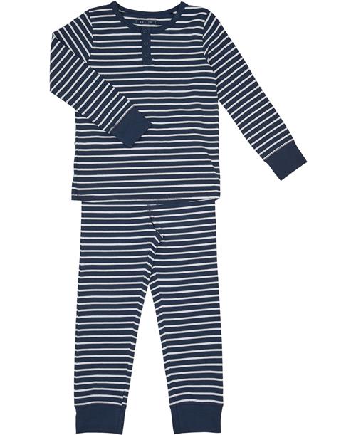 Se Magasin du Nord Collection Magasin Mason 1G+2G Str 2 ÅR / 92 CM Dress Blues / Star White Stripe Nattøj ved Magasin