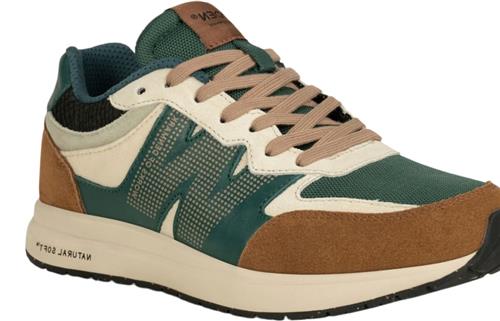 Se Woden Rigmor Kvinde Caramel/deep Forest Sneakers Str 41 - Gummi hos Magasin ved Magasin