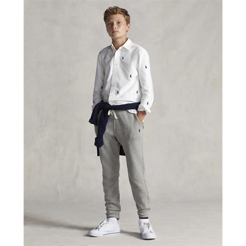 Polo Ralph Lauren Cottonblend-fleece Jogger Str L Drenge - Grå Bukser hos Magasin