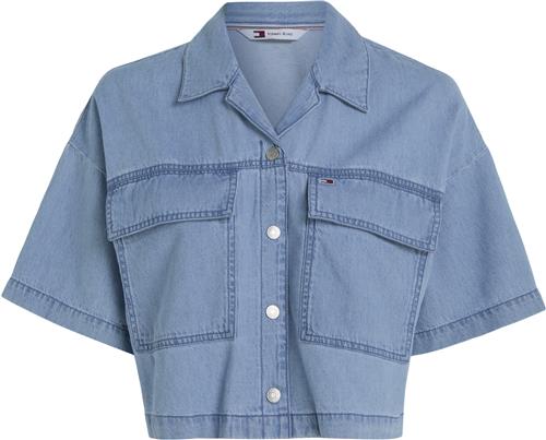 Tommy Hilfiger TJW Chambray Blouse Kvinde 1a5 Denimskjorter Str L - hos Magasin