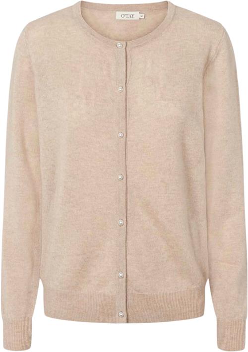 O'TAY Lailabeth Cardigan Kvinde Pink Gecko Cardigans Str XL - Cashmere hos Magasin