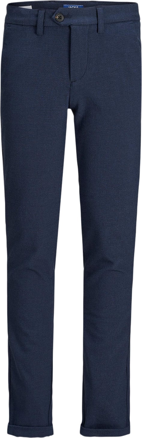 Se Jack & Jones Jjimarco Jjconnor AKM 913 Navy Soli Mand Blå Chinos Slim Fit Str 146 - hos Magasin ved Magasin