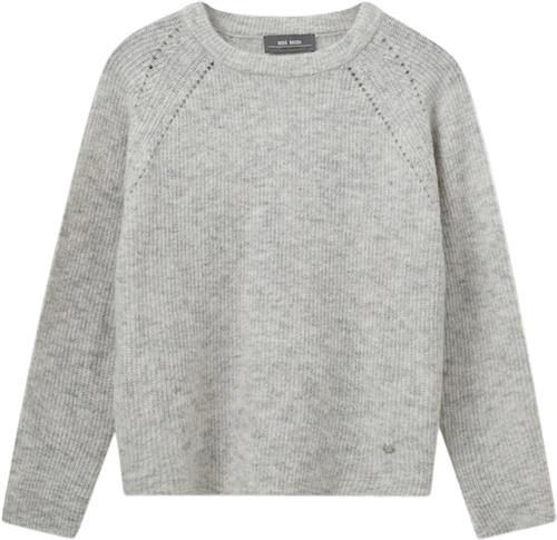 Mos Mosh Mmtammy Thora Knit Kvinde Micro Chip Sweaters Str XL - hos Magasin