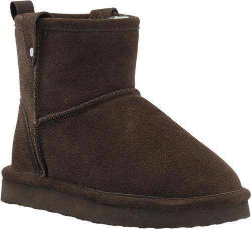 Se Bianco Biasnow Short Boot Suede Kvinde Dark Brown Vinterstøvler Str 39 - hos Magasin ved Magasin