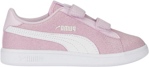 Se Puma Smash v2 Glitz Glam Sneakers Pink Sneakers Str 33 - Læder hos Magasin ved Magasin