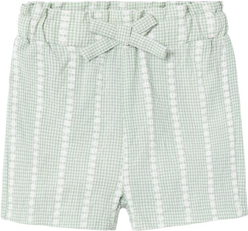 Name It Nmfhicheck Shorts Str 92 - Silt Green Shorts & Bloomers hos Magasin