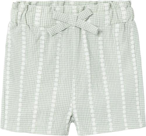 Name It Nmfhicheck Shorts Str 110 - Silt Green Shorts & Bloomers hos Magasin