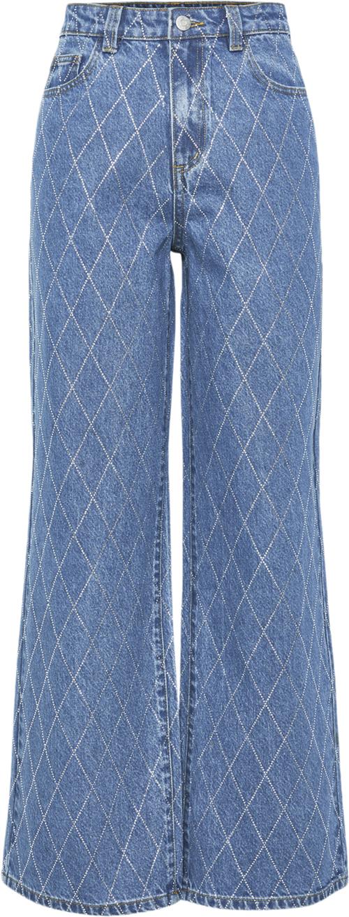 Se YAS Yasharli HMW Jeans EX Kvinde Medium Blue Denim Wide Jeans Str "29/""32" - hos Magasin ved Magasin