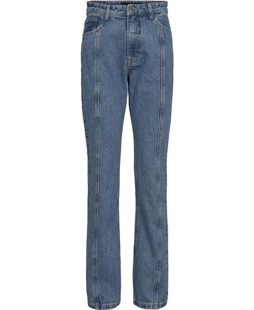 ROTATE Birger Christensen Twill Straight Jeans Kvinde Medium Blue Denim Straight Jeans Str 25 - Denim hos Magasin