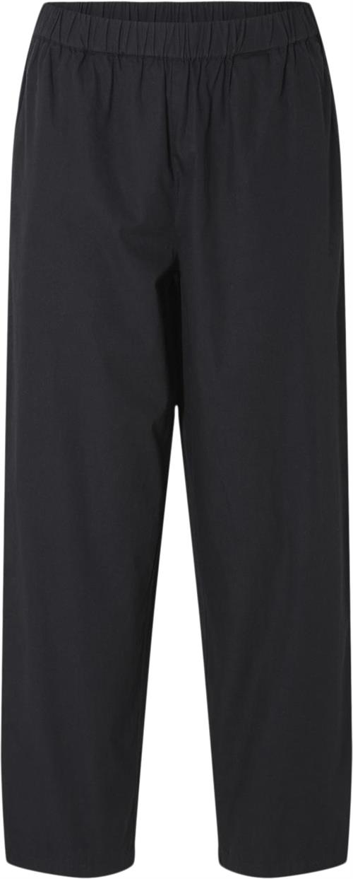 Selected Femme Slfblair HW Pant B Kvinde Sort Bukser Med Lige Ben Regular Fit Str 38 - hos Magasin