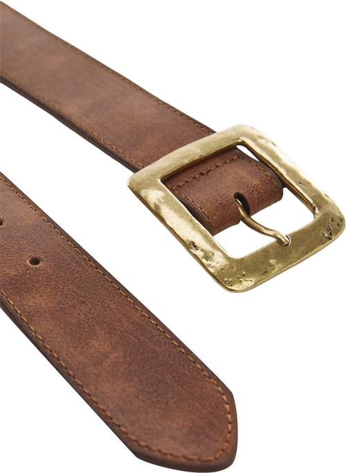 Se MANGO Textured Square Buckle Belt M - Bælter hos Magasin ved Magasin