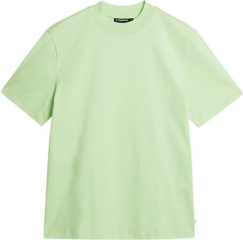 J. Lindeberg Ace Mock Neck Tshirt Mand Paradise Green Kortærmede T-shirts Str M - hos Magasin