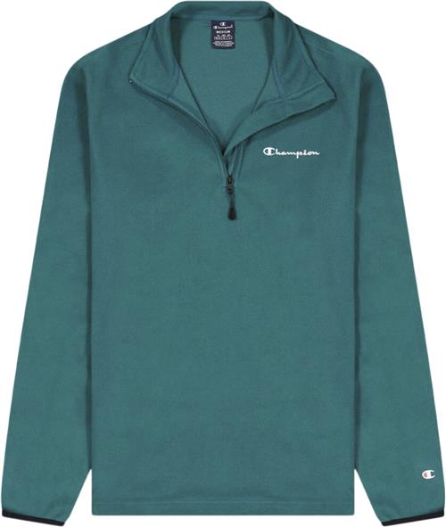 Champion Half Zipup Script Logo Fleece Sweatshirt M - Sweatshirts hos Magasin