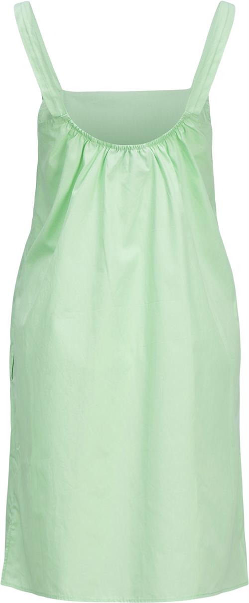 JJXX Jxnikita Poplin Dress SN Kvinde Green Ash Korte Kjoler Str L - hos Magasin