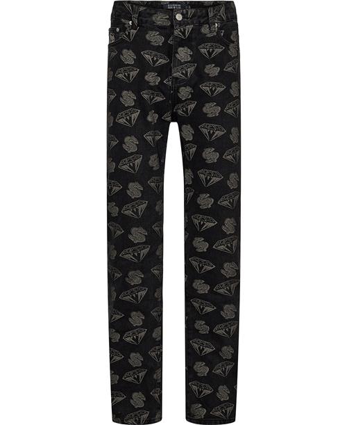 Se BILLIONAIRE BOYS CLUB Diamonds & Dollars Denim Pants Mand Black Jeans Str 28 Denim - hos Magasin ved Magasin