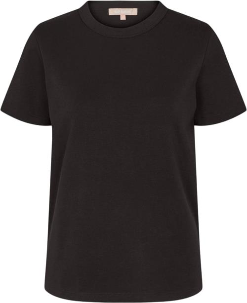 Soft Rebels Srhella Tshirt Gots Kvinde Black Kortærmede T-shirts Str S - hos Magasin