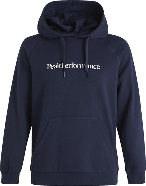 Se Peak Performance M Ground Hoodblue Shadow Mand Blue Shadow Hoodies Str L - hos Magasin ved Magasin